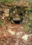 Covered entrance to a tumulus (photo)