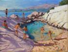 Sea pool,Croatia,(oil on canvas)
