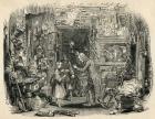 The Child's Return, from 'The Old Curiosity Shop' by Charles Dickens (engraving)