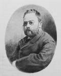 Emile Zola (1840-1902) (engraving)