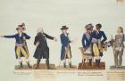 Deputies of the National Convention, Mirabeau and Deputy Granet. c.1794-5 (gouache)