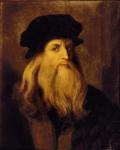 Portrait of a man, presumed to be Leonardo da Vinci (oil on canvas)