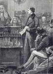 Mr Gladstone delivering his Maiden Speech in the House of Commons (engraving)