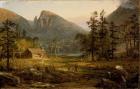 Pioneer's Home, Eagle Cliff, White Mountains,1859 (oil on canvas)