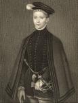 Portrait of Henry Stewart (1545-67) Lord Darnley, from 'Lodge's British Portraits', 1823 (litho)