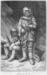 Exploration costumes, illustration from 'Expedition du Tegetthoff' by Julius Prayer (1841-1915) engraved by Charles Barbant (d.1922) (engraving) (b/w photo)