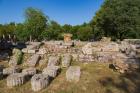 Olympia, Peloponnese, Greece. Ancient Olympia. Ancient Olympia is a UNESCO World Heritage Site. (photo)