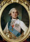 Portrait Medallion of Louis XVI (1754-93) 1775 (oil on canvas)