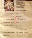 Ajuda Song Verses, Page 195/R, 13th-15th century (vellum)