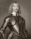 Portrait of James Graham (1612-50) 5th Earl and 1st Marquess of Montrose, from 'Lodge's British Portraits', 1823 (engraving)