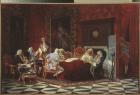 Artemy Volynsky at a Russian cabinet sitting, 1875 (oil on canvas)