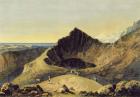The Summit of Cader Idris Mountain, 1775 (engraving with w/c on paper)