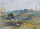 Landscape near Petworth, c.1828 (gouache)