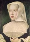 Marguerite de Habsbourg (1480-1530) Duchess of Savoy (oil on panel)