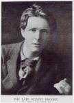 Portrait of Rupert Brooke (1887-1915) (b/w photo)