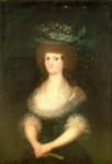 Portrait of Queen Maria Luisa (1751-1819) wife of King Charles IV (1788-1808) of Spain (oil on canvas)