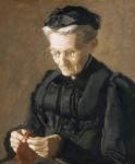 Mrs. Mary Arthur, 1900 (oil on canvas)