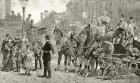 A Crowded Crossing on a London Street, from 'London Pictures: Drawn with Pen and Pencil', by Rev. Richard Lovett, published 1890 (litho)