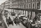 A view of Westbourne Grove, London, England in the early 20th century.