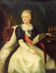 Portrait of Princess Yekaterina R. Vorontsova-Dashkova (oil on canvas)
