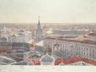 Panorama of Moscow, depicting the former Senate Palace (now the Cabinet Office), Wosnesenskoy Monastery and the former Arsenal, 1819 (w/c on paper) (see 17039-170146)