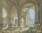 Demolition of the Church of Saint-Jean-en-Greve, c.1800 (gouache on paper)