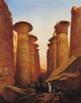 The Great Temple of Amun at Karnak (oil on canvas)