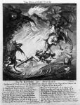 The Fire of Faction, 1762 (engraving)