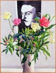 Fernando Pessoa (1888-1935), Roses and Lilies (w/c on paper)