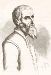 Maerten van Heemskerck or Marten Jacobsz Heemskerk van Veen, 1498 1574. Dutch portrait and religious artist. From Histoire des Peintres de Toutes les Écoles, École Hollandaise, published 1863. (litho)