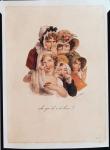 Ah! Qu'il est Bon!, engraved by Francois Seraphin Delpech (1778-1825) 1824-25 (colour litho)
