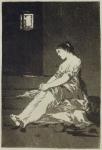 Because she was susceptible, plate 32 of 'Los Caprichos', 1799 (aquatint)