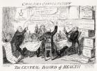 Cholera Consultation at The Central Board of Health, published on Feb 27th 1832 (litho) (b/w photo)