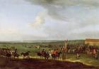 The Round Course at Newmarket, Preparing for the King's Plate, c.1725 (oil on canvas)