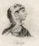 Philip II of Macedon, from 'Crabb's Historical Dictionary', published 1825 (litho)