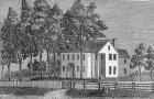 South-west view of Judge Ellsworth's House, from 'Connecticut Historical Collections', by John Warner Barber, 1856 (engraving)