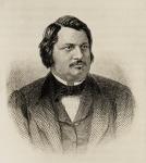 Honore de Balzac (1799-1850) (engraving)