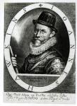 Portrait of John Hawkins (1532-95) (engraving) (b/w photo)