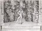 The Performances of the famous  Mr. Maddox at Sadler's Wells, July 1752 (litho) (b/w photo)
