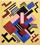 Pictorial Construction, 1916 (gouache on paper)