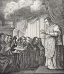 Vow of the first Compaions of St. Ignatius, 1878 (litho)