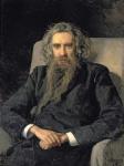 Portrait of Vladimir Sergeyevich Solovyov (1853-1900), 1895 (oil on canvas)