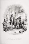 Mr. Dombey and the world, illustration from 'Dombey and Son' by Charles Dickens (1812-70) first published 1848 (litho)