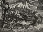 The Incident of 'Le Vengeur', June 1st 1794, from 'Histoire de la Revolution Francaise' by Louis Blanc (1811-82) (engraving)