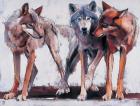 Pack Leaders, 2001 (oil on canvas)