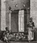 The doorway to the Mosque El Assaneyn in Cairo, Egypt, from 'L'Univers Illustré', 1866 (engraving)