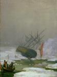 Ship in the Polar Sea, 12th December 1798 (oil on canvas)