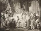 A bedchamber in the Lord's house, Induction, Scene II, from 'The Taming of the Shrew', from The Boydell Shakespeare Gallery, published late 19th century (litho)