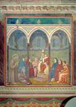 St. Francis Preaching a Sermon to Pope Honorius III, 1297-99 (fresco)