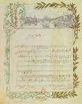 Score of the opera, 'Don Carlos', by Giuseppe Verdi (1813-1901) written on paper printed for the Exposition Universelle of 1900